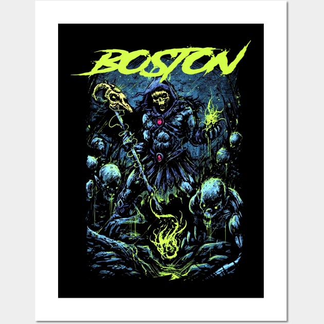 BOSTON BAND DESIGN Wall Art by Rons Frogss